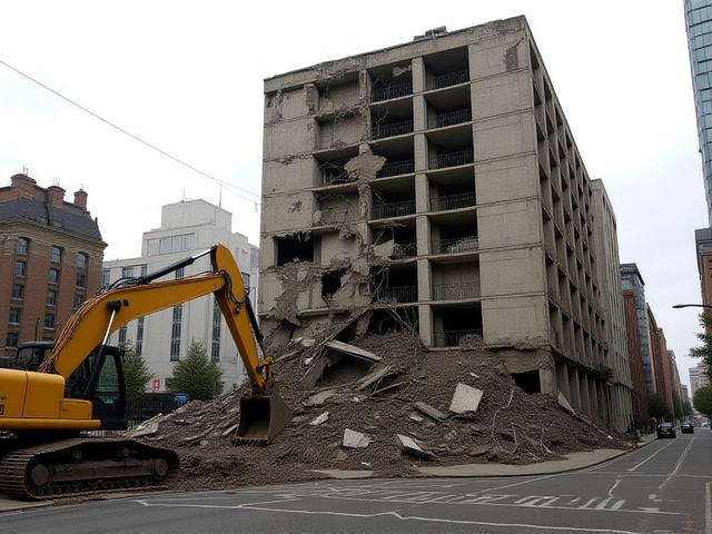 Alberton House Partial Collapse Rocks Manchester City Centre